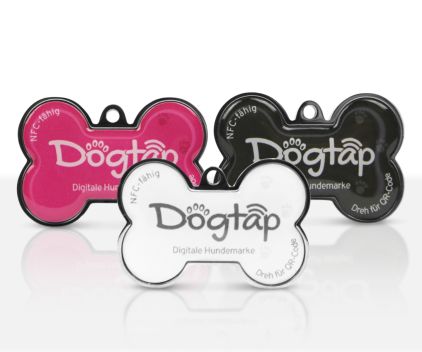 Design Hundemarke - Unser Dogtap in der hübschen Knochen-Form