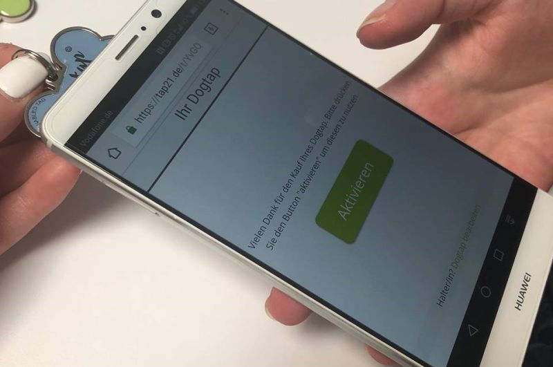 Die Hundemarke Dogtap richtig scannen - Android vs. iOS